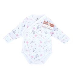 Body pieptar cu capse in față si manușele (Bumbac 100%, semisubțire, rib)