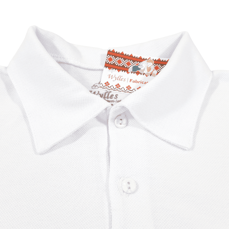 Tricou tip polo (Bumbac 100%, pique) - Uniformă Școala Gimnazială Nr. 178 - imagine 2