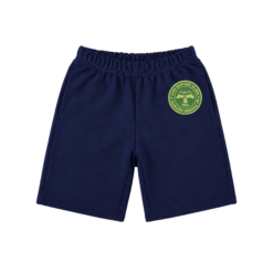 Pantalon scurt (Bumbac 100%, trening) - Uniformă Școala Gimnazială Nr. 178 - Siglă VERDE