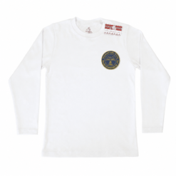 Bluză basic/sport (Bumbac 100%, glat) - Uniformă Școala Gimnazială Nr. 178 - Siglă ALBASTRĂ