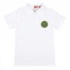 Tricou tip polo (Bumbac 100%, pique) - Uniformă Școala Gimnazială Nr. 178 - Siglă VERDE