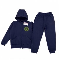 Compleu sport (Bumbac 100%, trening) - Uniformă Școala Gimnazială Nr. 178 - Siglă VERDE